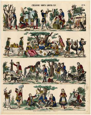 Chasse sous Louis XV