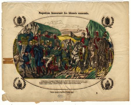 Napoléon honorant les blessés ennemis