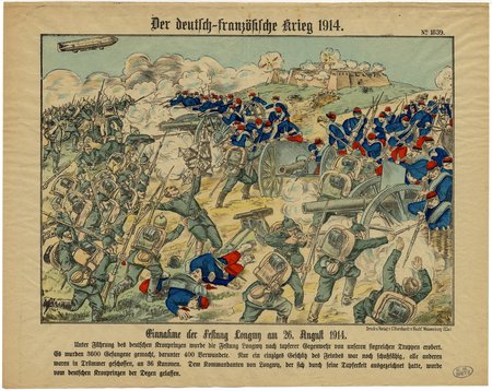 Der deutsch-französische Krieg 1914 – Einnahme der Festung Longwy am 26. A…