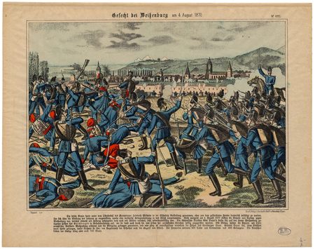 Gefecht bei Weissenburg am 4. August 1870