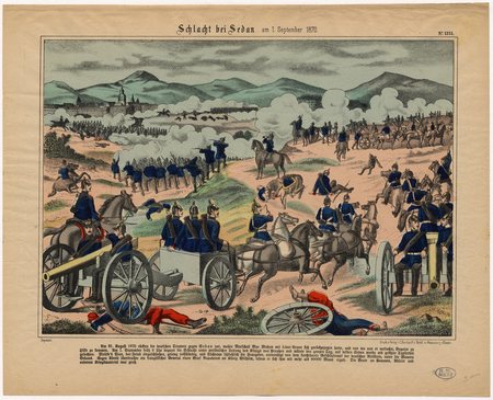 Schlacht bei Sedan am 1. September 1870