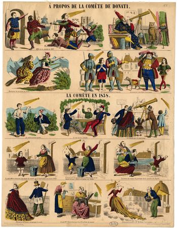 À propos de la comète de Donati – La comète en 1858