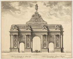Arc de Triomphe de Louis XIV à la Porte St Antoine