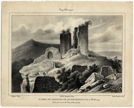 Ruines du château de Lutzelbourg (près de Phalsbourg)