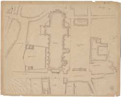 [Plan de la Cathédrale et environs en 1771]