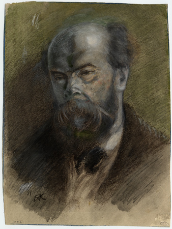 Portrait de Verlaine en buste