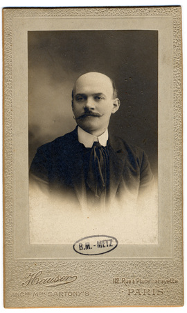 Portrait de Georges Verlaine, fils de Paul Verlaine