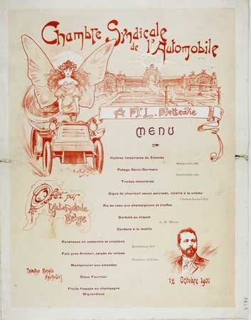 Chambre Syndicale de l’Automobile, 1902 – A Mr. L. Mettewie