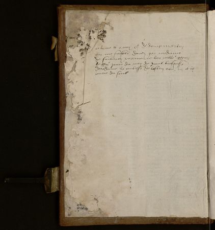 Ex-libris manuscrit d'Alix de Dommartin