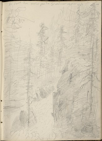 Le Saut des cuves près de Gérardmer, 12 août 1851