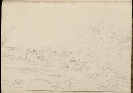 Pont de la fabrique du Saut du Broc, 27 septembre 1855