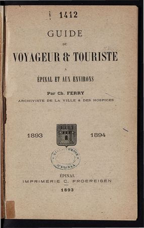 Guide du voyageur et touriste à Épinal et aux environs