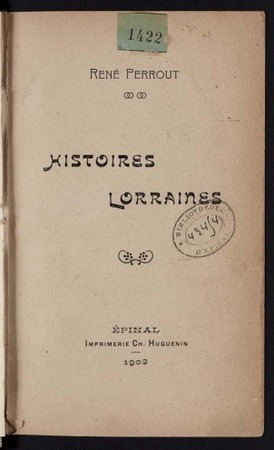 Histoires lorraines