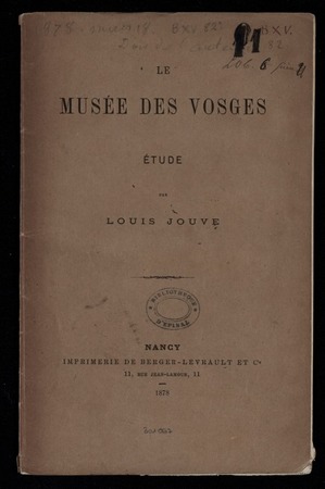 Le Musée des Vosges. Étude