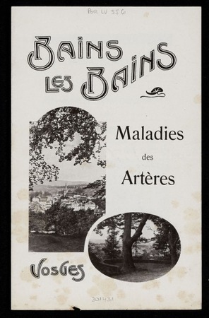 Bains-les-Bains : maladies des artères