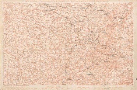 Carte générale des voies romaines du département des Vosges et quelques dé…