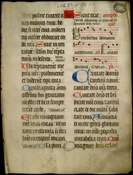 Psautier férial et hymnaire franciscain (fragments)