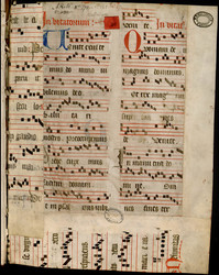 Psautier franciscain, antiennes de vêpres et de laudes, hymnes
