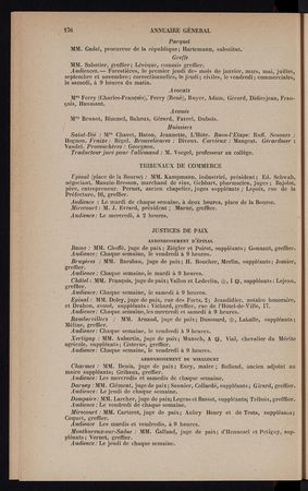 Contenu du Annuaire général des Vosges pour l'année 1895