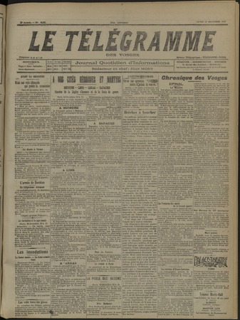 Le Télégramme des Vosges