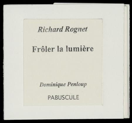 Frôler la lumière
