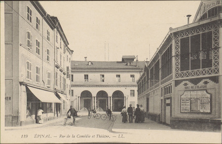 Épinal, Rue de la Comédie et Théâtre