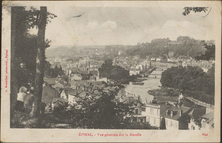 Épinal, Vue générale sur la Moselle
