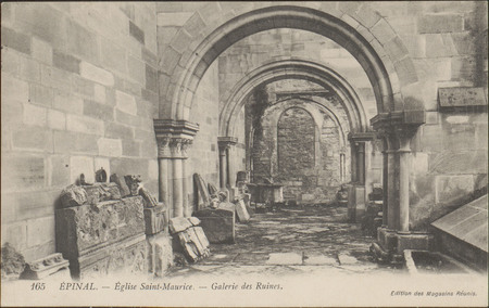 Épinal, Église Saint-Maurice, Galerie des Ruines
