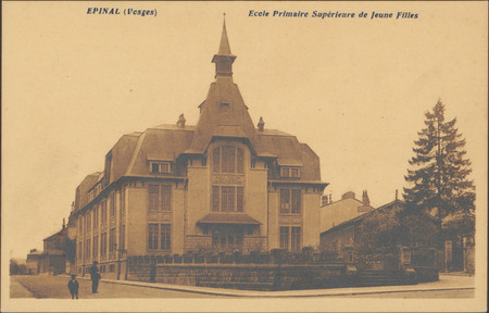 Épinal (Vosges), École Primaire Supérieure de Jeune [sic] Filles