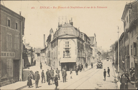 Épinal, Rue François de Neufchâteau et rue de la Faïencerie