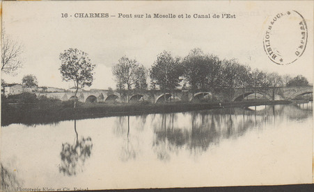 Charmes, Pont sur la Moselle et le canal de l'Est