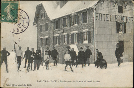 Ballon d'Alsace, Rendez-vous des skieurs à l'Hôtel Stauffer