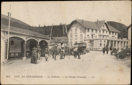 Env. de Gérardmer, La Schlucht, La Douane française