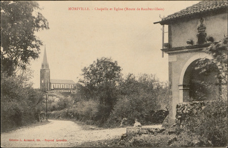 Moriville, Chapelle et Église (Route de Rambervillers)
