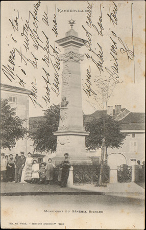 Rambervillers, Monument du Général Richard