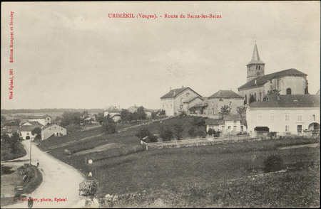Uriménil (Vosges), Route de Bains-les-Bains
