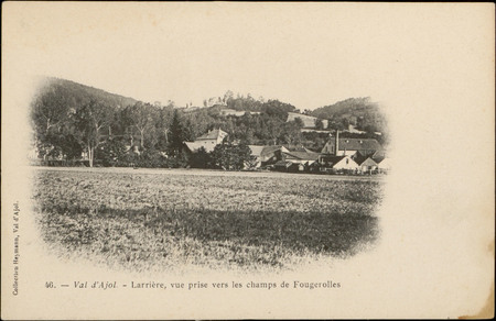 Val d'Ajol, Larrière, vue prise vers les champs de Fougerolles