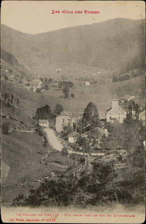 Le Village du Valtin, Vue prise vers le Col du Louschpach