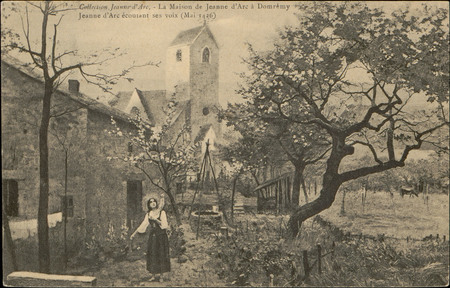 La Maison de Jeanne d'Arc à Domrémy, Jeanne d'Arc écoutant ses voix (Mai 1…