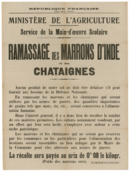 République française. Ministère de l'agriculture. Service de la Main d'Oeu…