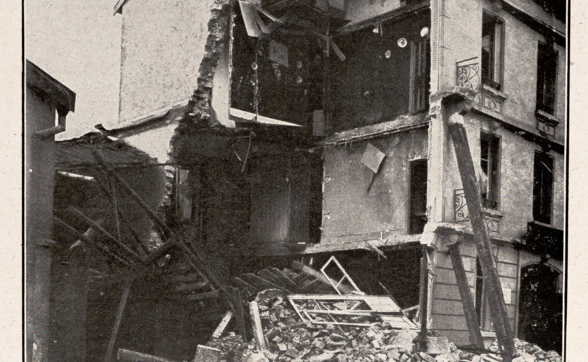 Contenu du Bombardement du 1er janvier 1916 (canon 130m/m).