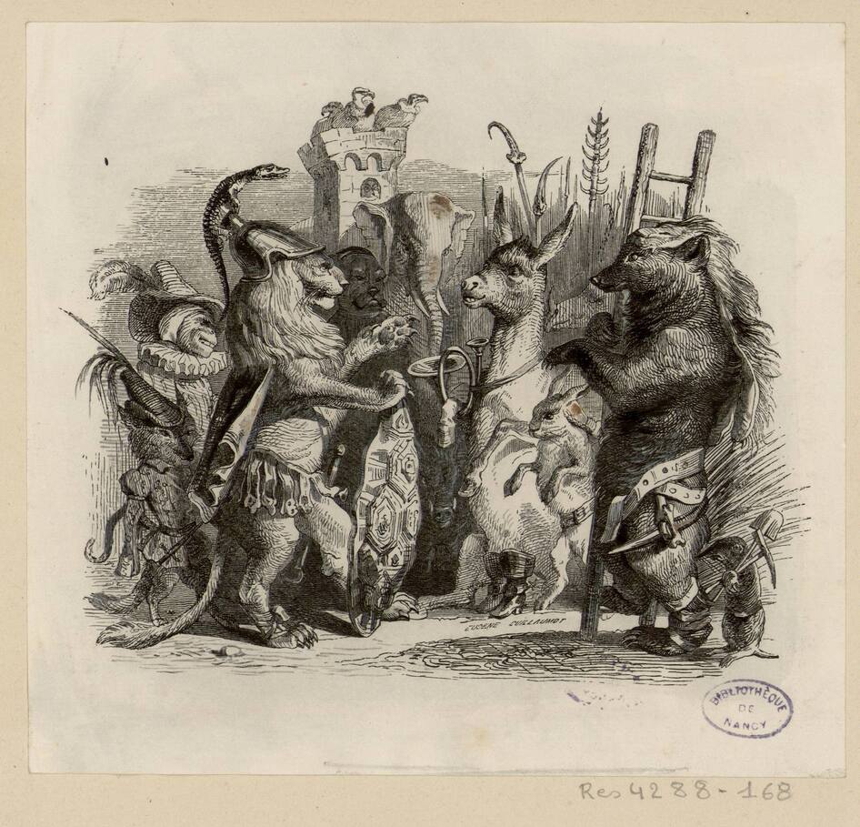 Contenu du Une technique nouvelle au service d'une représentation moderne des Fables