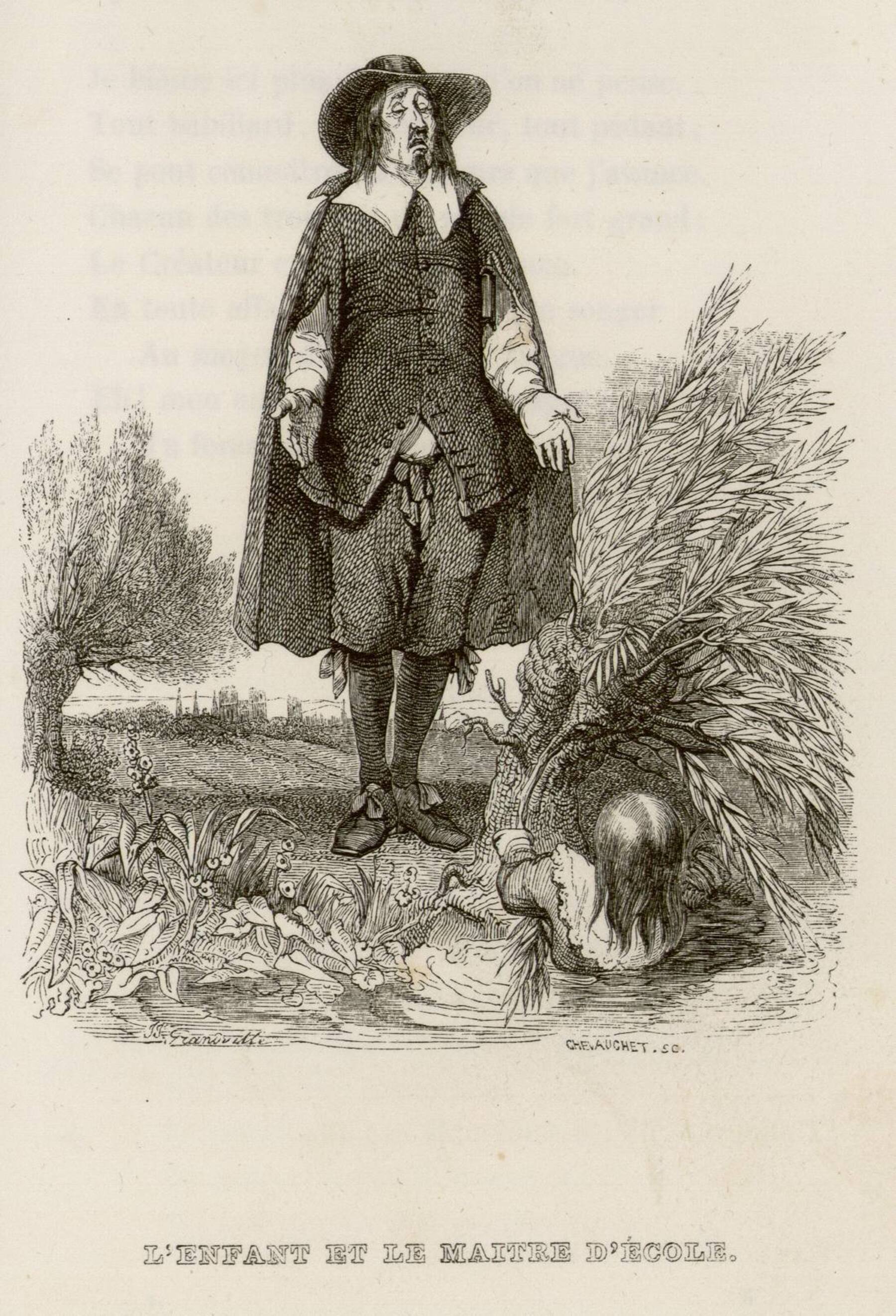 Contenu du L'enfant et le maître d'école