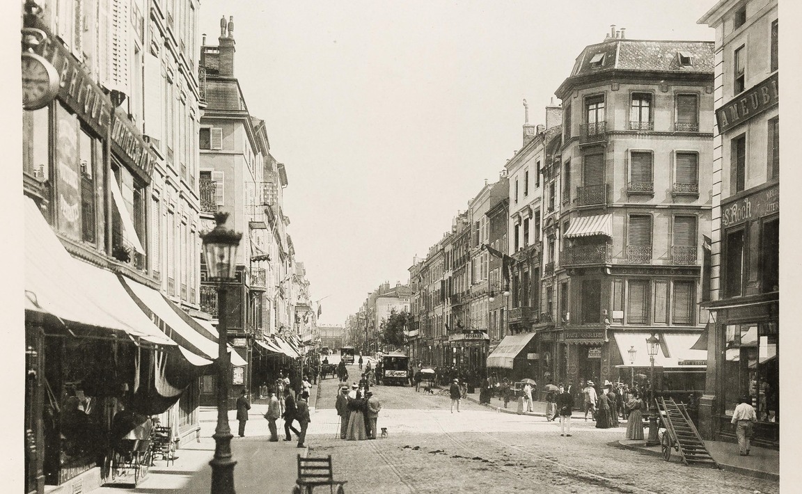 Contenu du La rue Saint-Dizier vue depuis le Point-Central