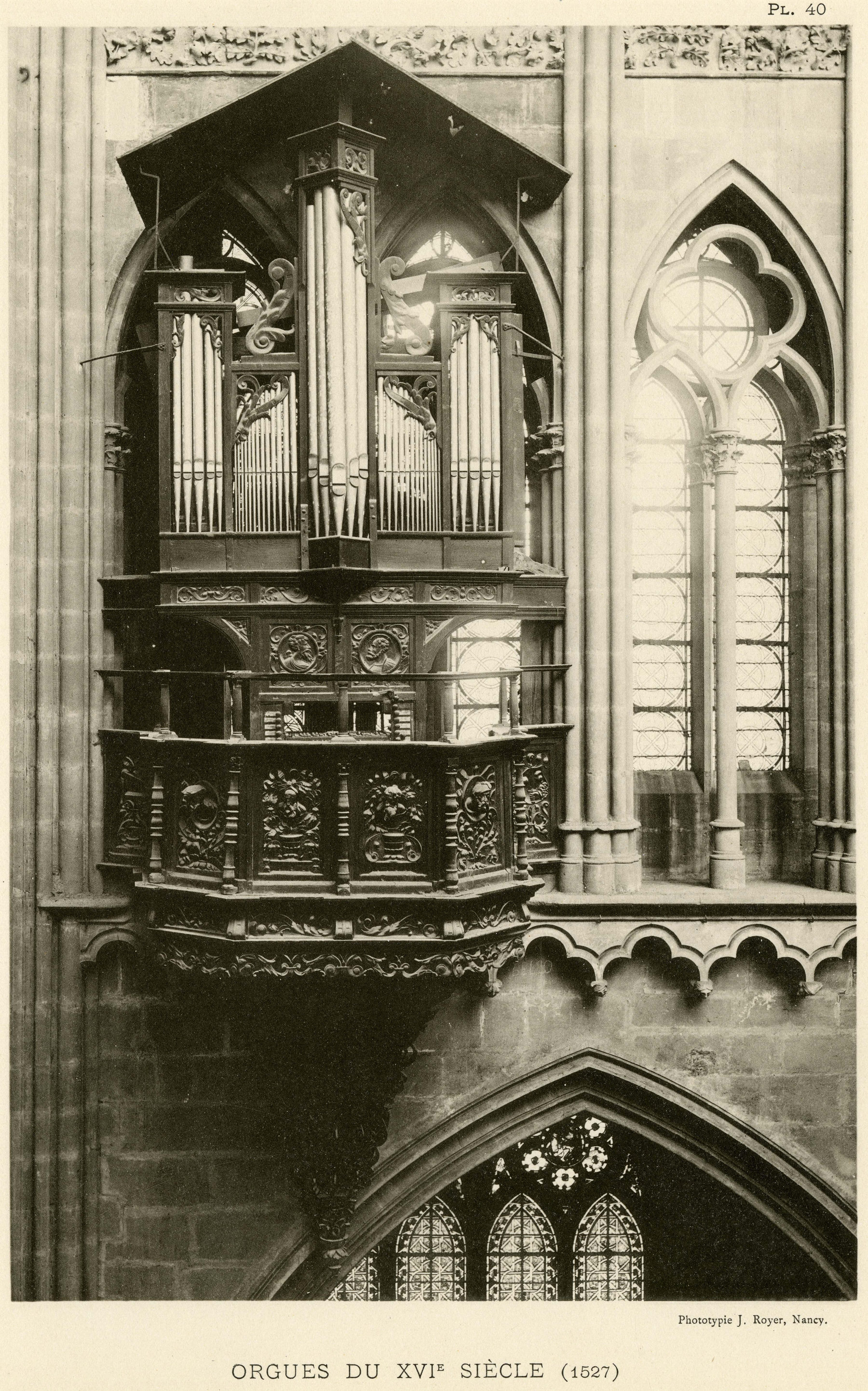 Contenu du Orgues de la cathédrale de Metz (1527)