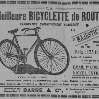 A bicyclette ...