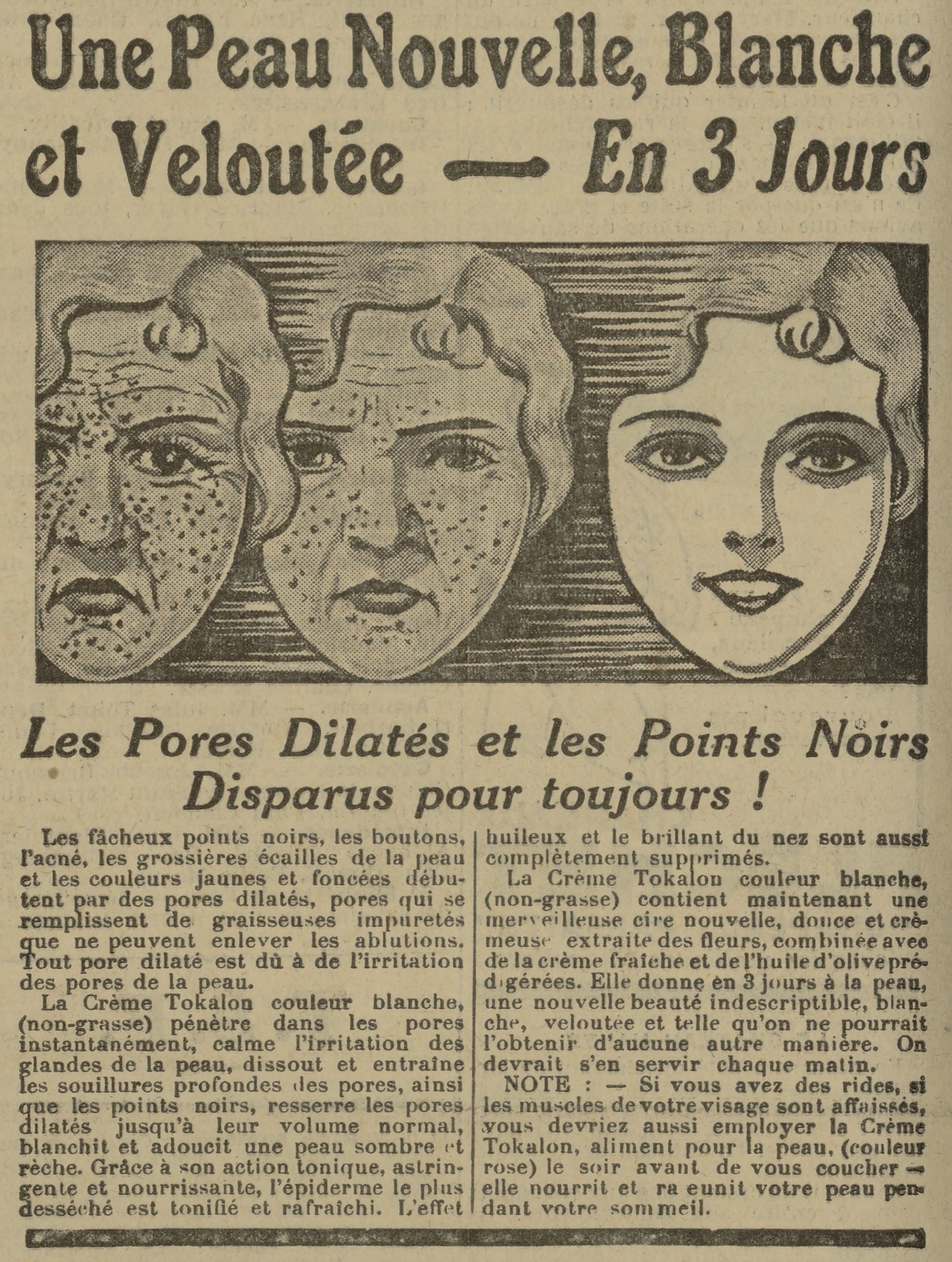 Contenu du Crème Tokalon Contenu du Crème Tokalon