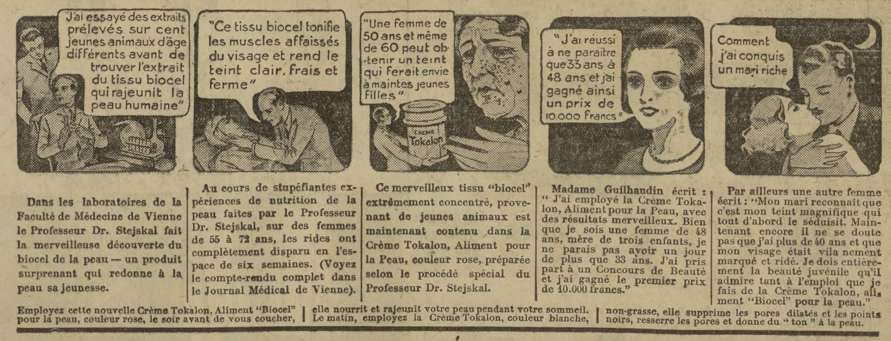 Contenu du Crème Tokalon Contenu du Crème Tokalon