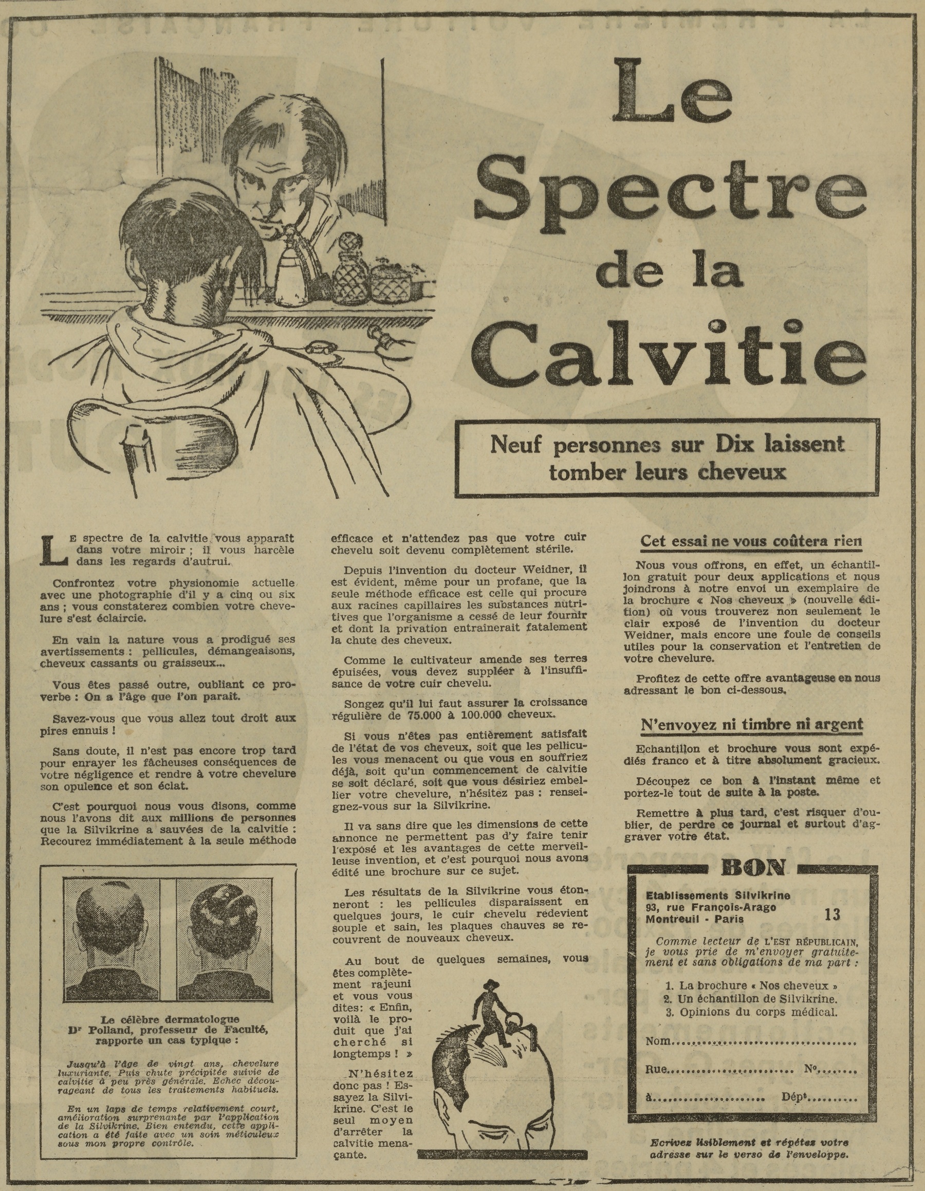 Contenu du La Silvikrine Contenu du La Silvikrine
