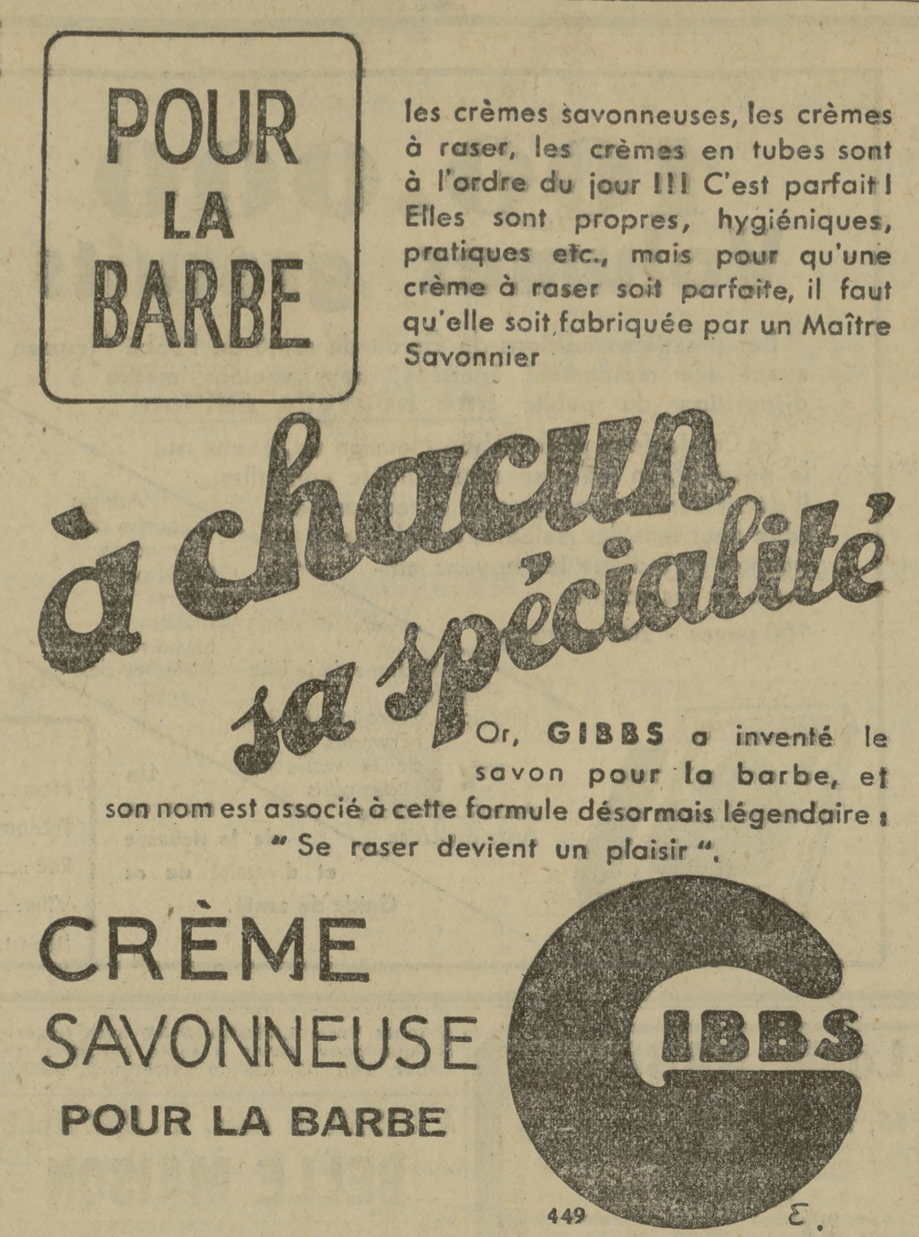 Contenu du Crème savonneuse pour la barbe Gibbs Contenu du Crème savonneuse pour la barbe Gibbs